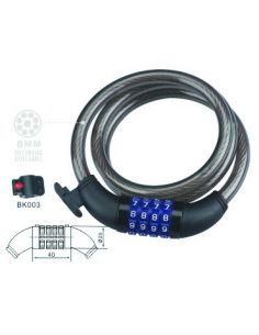 Antifurt Syncro cu Cifru 800x8mm, Negru