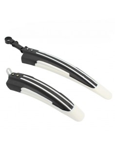 Aparatori Noroi bicicleta Plastic, Roata 22 - 28inch, Negru / Gri