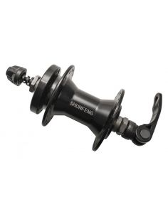 Butuc Aluminiu Roata Fata MTB, Suport Disc, QR, 36H