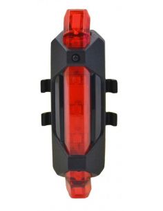 Licurici 5 Leduri, Reincarcabil USB, Acumulator 330Ah, 4 Moduri, Rosu