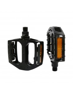 Pedale MTB Palalelogram, Aluminiu, Negru, 100x90mm