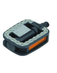 Pedale Syncromate PP + TPR 110x75mm Negru-Gri