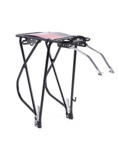 Portbagaj Aluminiu Reglabil, Negru, 25 Kg